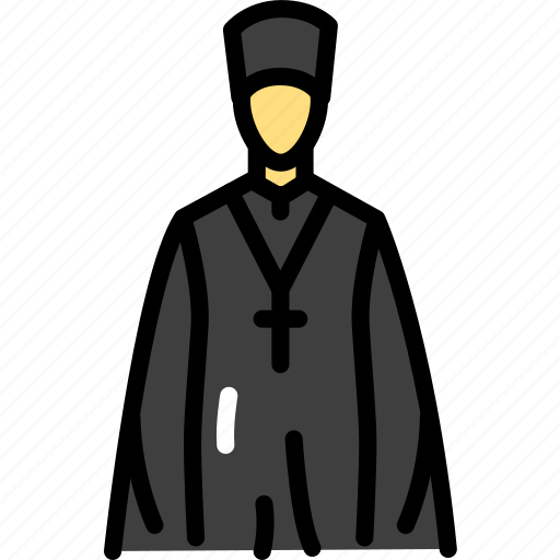 Priest, male, monk icon - Download on Iconfinder