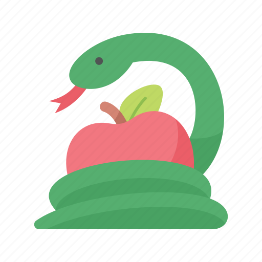 Sin, snake, apple, christianity icon - Download on Iconfinder