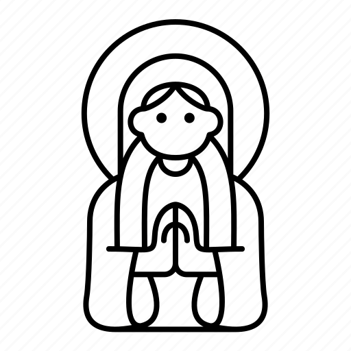 Virgin, mary, christianity, avatar, religion icon - Download on Iconfinder