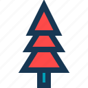 blue, christmas tree, red, tree