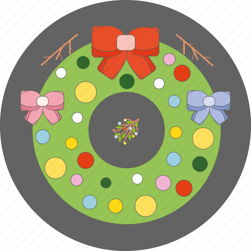 Christmas, christmas wreath, new year, celebration, decoration icon - Download on Iconfinder