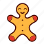 candy, christmas, cinnamon, decoration, frosting, gingerbread, man 