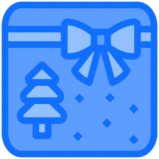 Christmas, gift card, surprise, xmas icon - Download on Iconfinder
