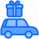 christmas, car, tree, holiday