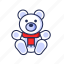 teddy bear, toy, polar bear, christmas bear, bear 