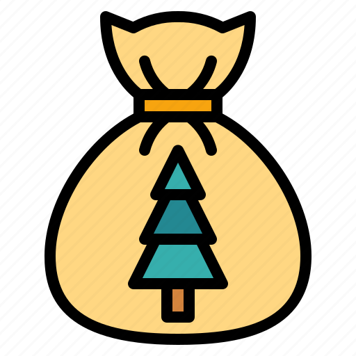 Bag, christmas, gift, present icon - Download on Iconfinder