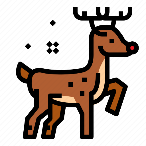 Christmas, reindeer, rudolph, xmas icon - Download on Iconfinder