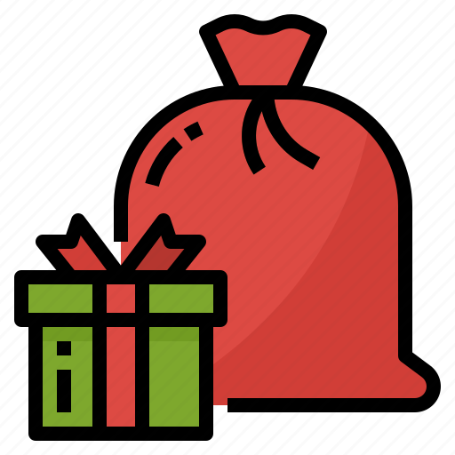 Bag, christmas, gift, present, sack icon - Download on Iconfinder