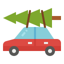 car, christmas, transport, tree, truck