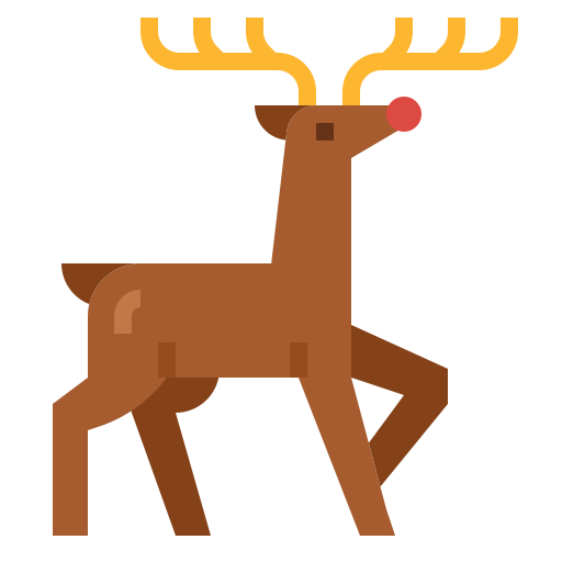 Animals, christmas, deer, reindeer, winter icon - Free download