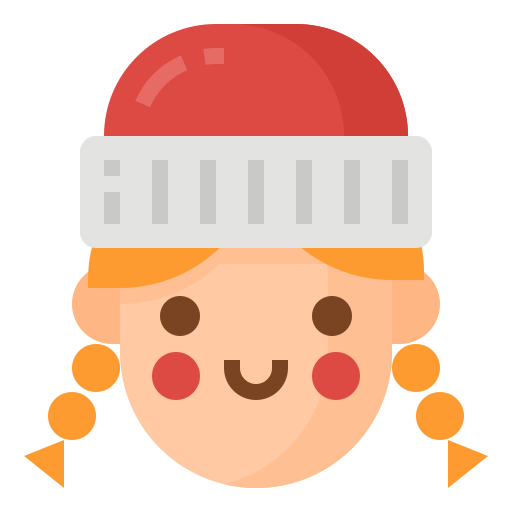 Christmas, girl, hat, winter, xmas icon - Free download