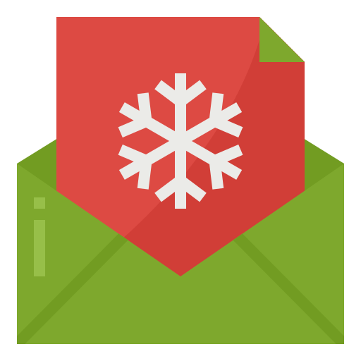 Card, christmas, envelope, greetings, letter icon - Free download