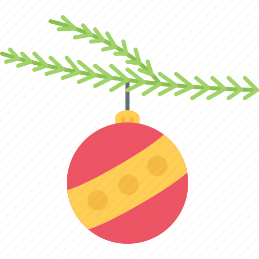 Ball, branch, christmas, holiday, new, winter, year icon - Download on Iconfinder