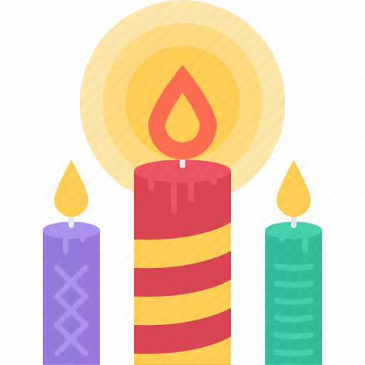 Candle, candles, christmas, fire, light, new, year icon - Download on Iconfinder