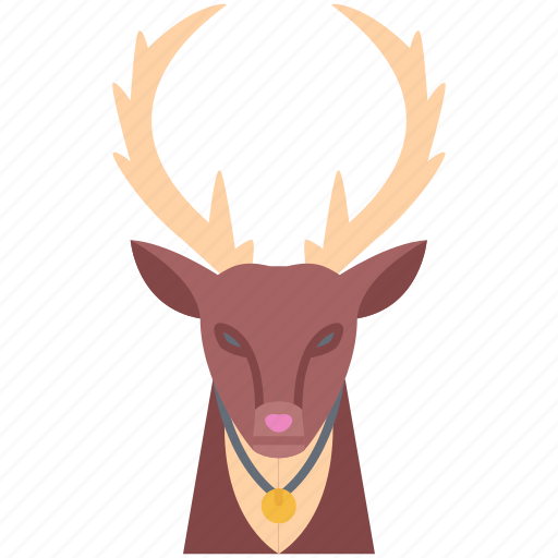 Bell, christmas, deer, new, winter, year icon - Download on Iconfinder