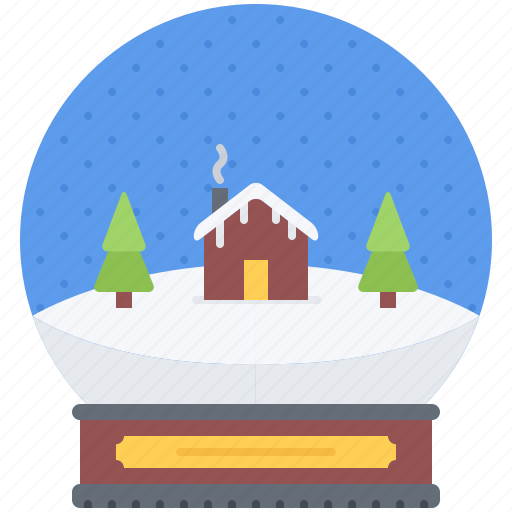 Ball, christmas, house, new, snow, tree, year icon - Download on Iconfinder