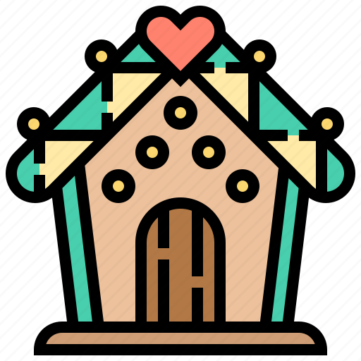 Bakery, christmas, gingerbread, home, house icon - Download on Iconfinder