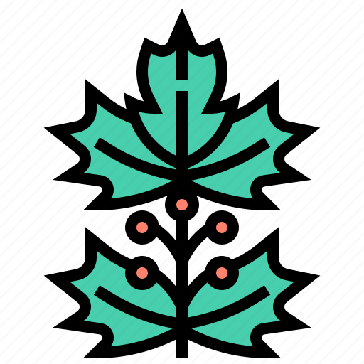 Christmas, leaf, leaves, mistletoe, xmas icon - Download on Iconfinder