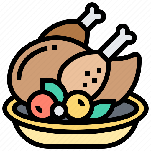 Chicken, dinner, food, meal, turkey icon - Download on Iconfinder