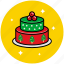 cake, celebration, christmas, christmas cake, new year, party 