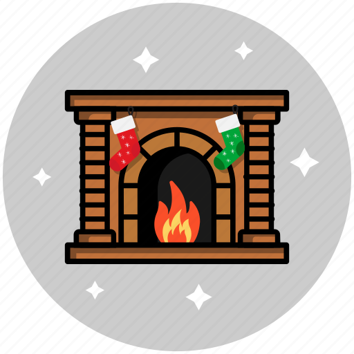 Chimney, christmas, fireplace, furniture, living, warm, winter icon - Download on Iconfinder
