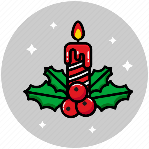 Candle, christmas, christmas candle, decoration, light icon - Download on Iconfinder