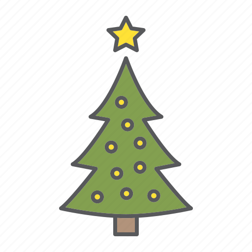 Star, christmas, tree, new, xmas, fir, year icon - Download on Iconfinder