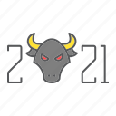 2021 year, chinese, bull, new, ox, year, zodiac