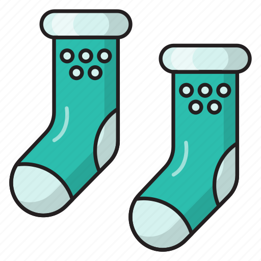Socks, christmas, footwear, wear, cloth icon - Download on Iconfinder