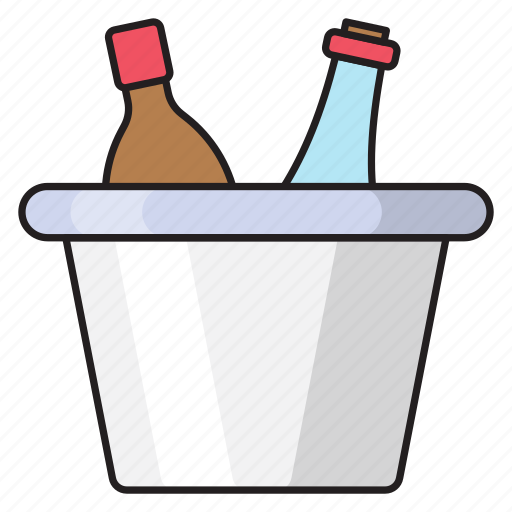 Party, bottles, christmas, bucket, wine icon - Download on Iconfinder