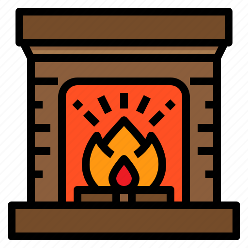 Fire, xmas, fireplace, decoration, christmas icon - Download on Iconfinder