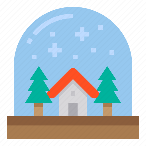 Snow, decorations, xmas, globe, ornament, christmas icon - Download on Iconfinder