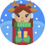 christmas, celebration, winter, reindeer, holiday 