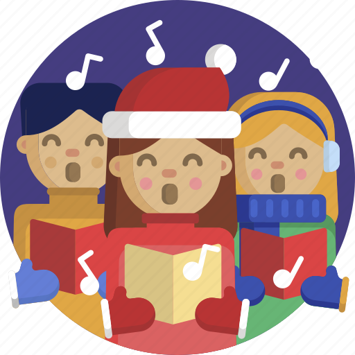 Vacation, xmas, winter, sing, holiday, caroles, christmas icon - Download on Iconfinder