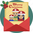 christmas, card, gift, present, xmas