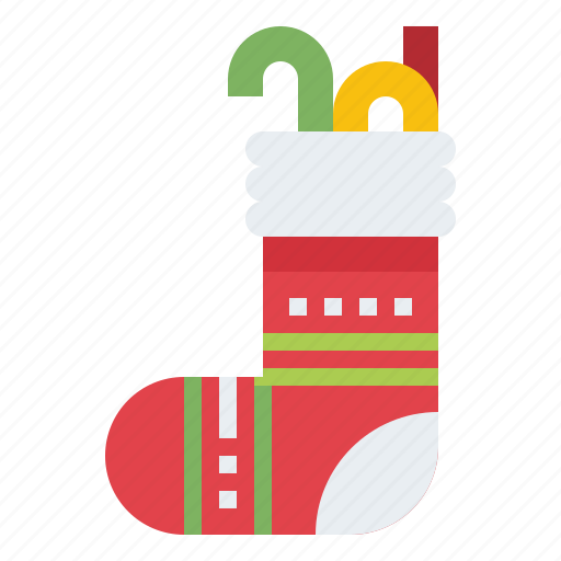 Sock, stocking, decoration, christmas, xmas, winter, adornment icon - Download on Iconfinder