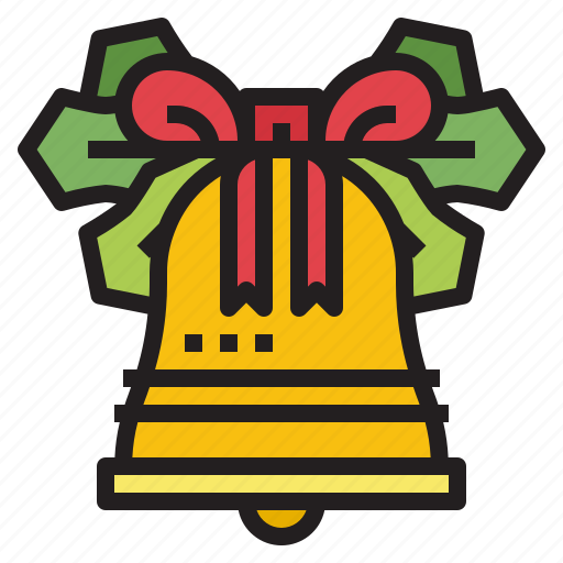 Bells, jingle, ribbon, alarm icon - Download on Iconfinder