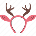 deer, reindeer, headband
