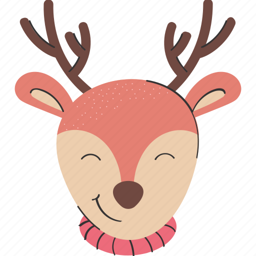 Deer, rudolf, animal, christmas, reindeer icon - Download on Iconfinder