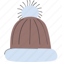 cap, winter, hat