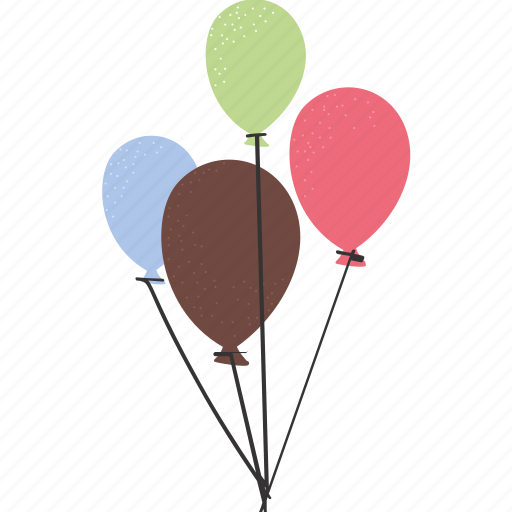 Balloons, birthday, decoration, celebration, party décor icon - Download on Iconfinder
