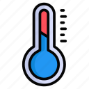 temperature, thermometer, weather, cold, rain, sun, cloudy