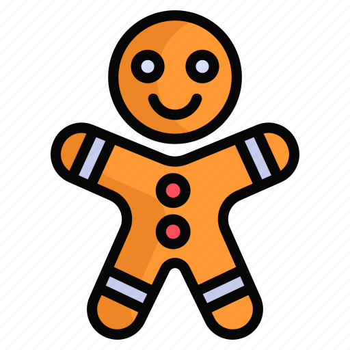 Ginger men, ginger, celebration, winter, decoration, christmas, cookies icon - Download on Iconfinder