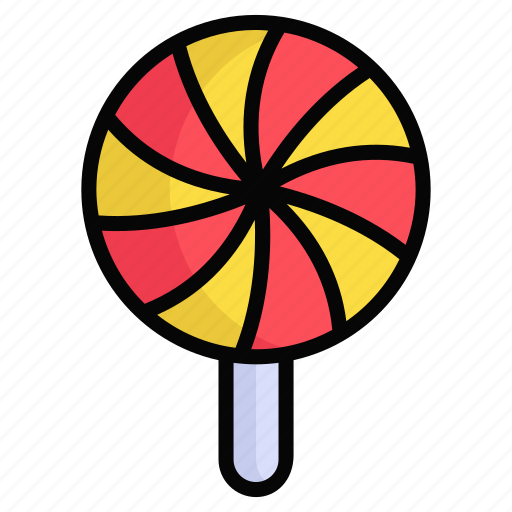 Lollipop, candy, sweet, food, dessert, confectionery, toffee icon - Download on Iconfinder