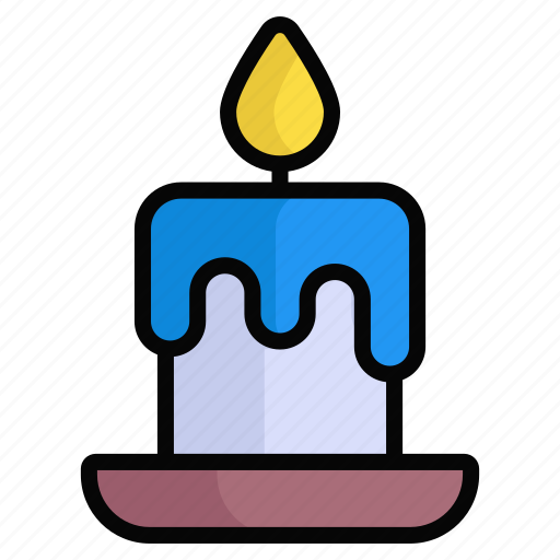 Candle, light, decoration, flame, fire, celebration, christmas icon - Download on Iconfinder
