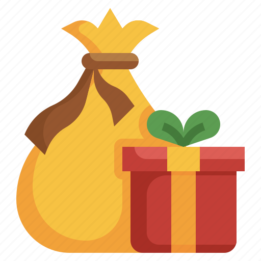 Gift, bag, santa, dift, claus, presents icon - Download on Iconfinder