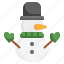 snowman, winter, christmas, snow, xmas 