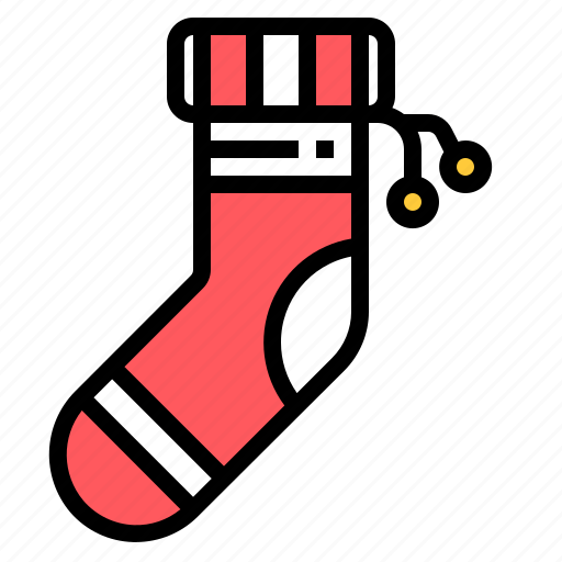 Christmas, sock, holiday, foot, warm, winter, xmas icon - Download on Iconfinder