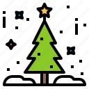 christmas, tree, pine, xmas, forest, decoration, winter, nature