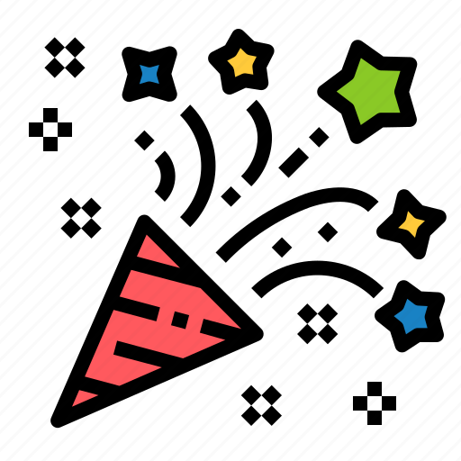 Confetti, fun, garland, birthday, and, party, new icon - Download on Iconfinder
